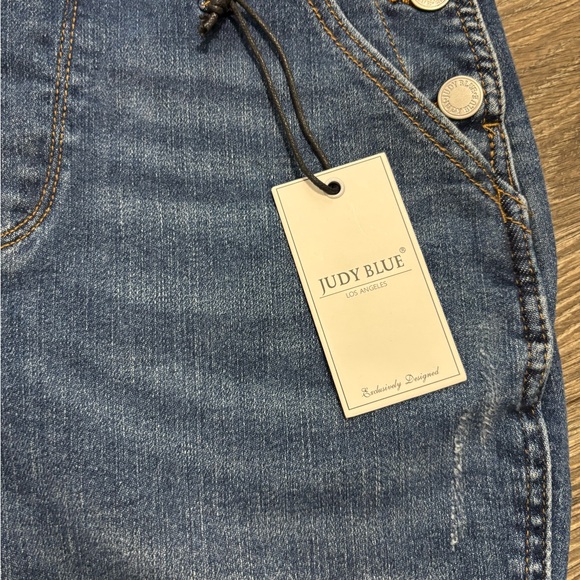 Judy Blue Denim Overall Shorts Size Small New With Tags - Picture 2 of 7